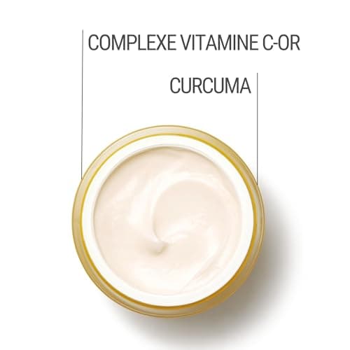 M. Asam VITAMIN C Glow Crème hydratante XXL (100 ml) – Crème visage 24 h à la vitamine C, hydratation intense, effet lissant et raffermissant, particules d'or et curcuma pour un teint éclatant