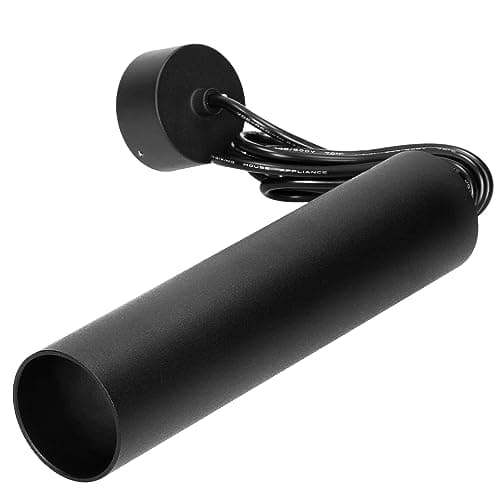 Miratic Suspension Luminaire Max 35W IP20 Rond Aluminium Source Lumineuse Remplaçable GU10 (Source Lumineuse Non Incluse) (noir)
