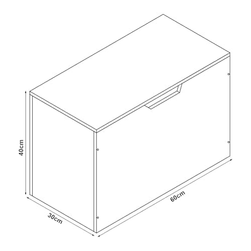 [en.casa] Coffre à Jouets pour Enfant Meuble de Rangement à Couvercle Rabattable Banc à Motif Licornes Capacité de Charge 70 kg Panneau de Particules 40 x 60 x 30 cm Blanc Violet Rose