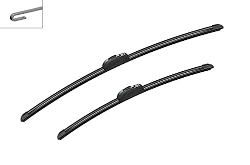 Bosch Balais d'Essuie–Glace Plats Aerotwin Retrofit AR701S, Longueur: 650mm/500mm – 1 Paire de Balais avant