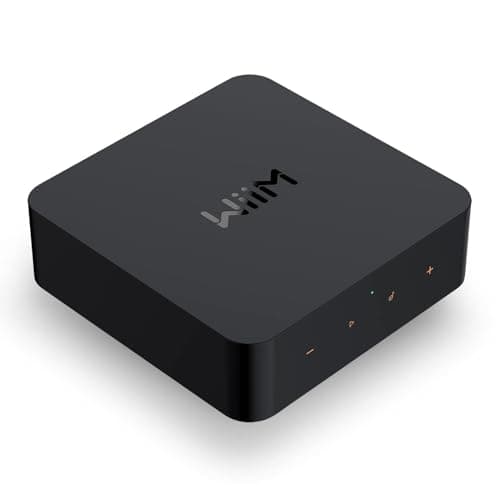 WiiM Pro Récepteur AirPlay 2, Google Cast Audio, Streamer Multi-pièces WiFi, Compatible avec Alexa, Siri et Google Assistant, Diffusion Audio Haute résolution à partir de Spotify, Amazon Music, Tidal