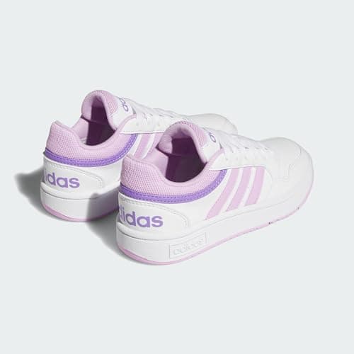 adidas Mixte Enfant Hoops Shoes Chaussures, Cloud White Lilac Violet Fusion, 40 EU