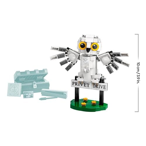 LEGO Harry Potter Hedwige au 4 Privet Drive, Jouet de Construction Fantastique pour Enfants, Figurine de Chouette, Jeu en autonomie, Cadeau Surprise Idéal pour Filles, Garçons et Fans dès 7 Ans 76425