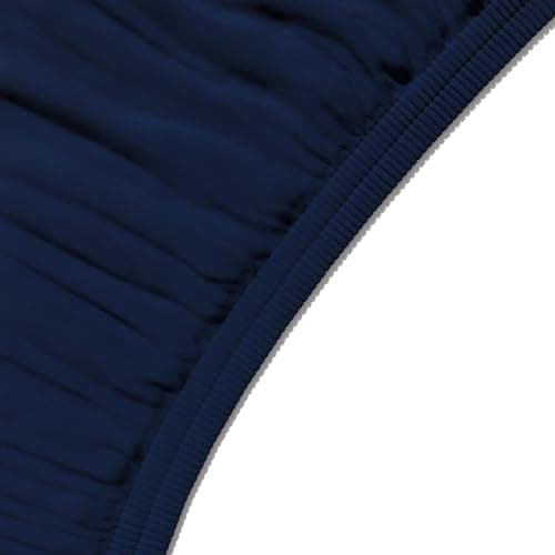 Amazon Basics Drap Housse, 160 x 200 x 30 cm, en Polyester Microfibre pour Matelas Épais jusqu'à 30 cm, Bleu Marine