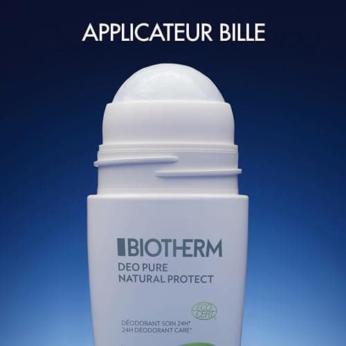 BIOTHERM - Deo Pure Natural Protect - Déodorant Roll-On - Enrichi en Aloe Vera - Anti-Transpirant 24H - Pour une Sensation de Fraîcheur et de Confort - 75 ml