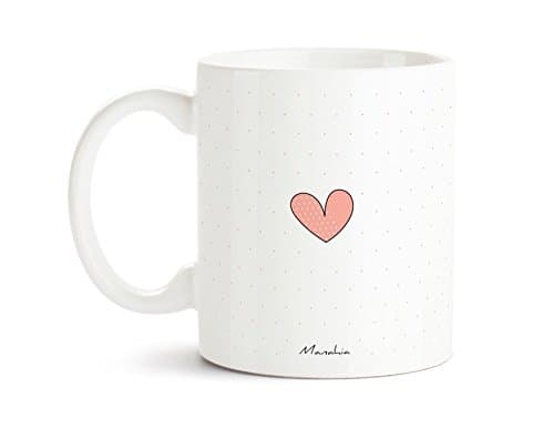 Manahia Mug Cadeau Tata - Tata d'amour pour toujours - Avec Boite Kraft - Imprimé en France - 330 mL Céramique - Tasse Tante - Annonce Naissance - Grossesse - Annonce Future Tata