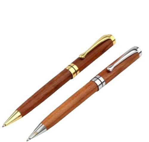 Stylo en bois luxe personnalisé + coffret cadeau en bois gravé/cadeau personnalisable original