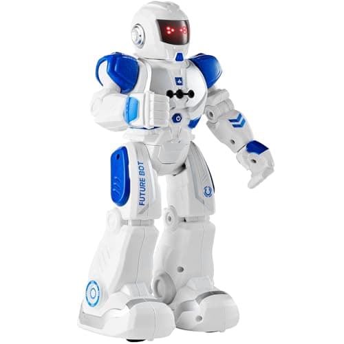 VEVOR Robot Jouet pour Enfants, Télécommande Programmable, Robot RC Intelligent, Marchant, Chantant, Dansant, Interactif, Gestes, pour Cadeau Anniversaire, Garçons Filles 3, 4, 5, 6, 7, 8, 10, 12 Ans