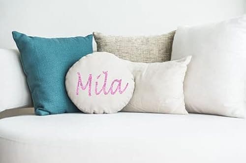 Transfert thermocollant Prénom à personnaliser Paillette ou Unie + CADEAU SURPRISE. Patch flex thermocollant pour tissus et textile.