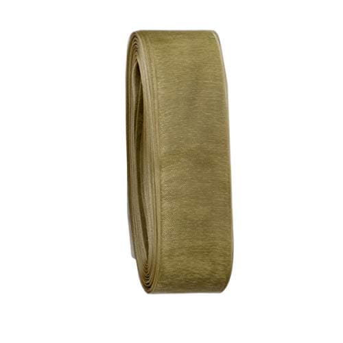 Trimming Shop Ruban en organza vert mousse à bords tissés pour emballage cadeau, scrapbooking, loisirs créatifs, décoration de fête, nœuds pour cheveux, 20 m