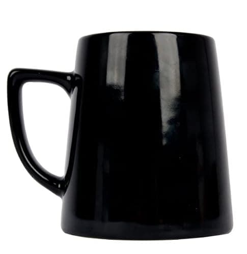 Ideal casa Tasse de petit-déjeuner en céramique Dark Vader - Star wars - 10 cm hauteur - 350 ml - Mugs avec relief des personnages de Star Wars Dark Vader