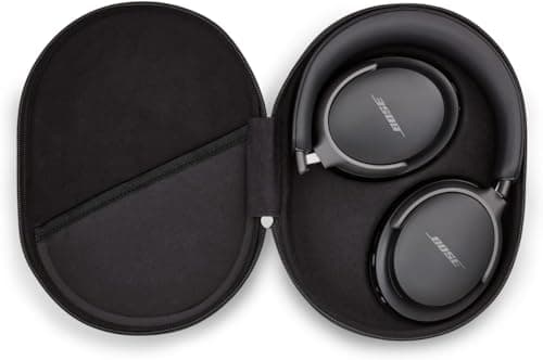 Bose QuietComfort Ultra Casque sans fil à réduction de bruit avec audio spatial, Casque supra-aural avec micro intégré, jusqu’à 24 h d’autonomie de la batterie, Noir