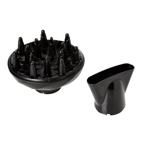 Remington Sèche-cheveux Ionique [Puissant & Léger] Ionic Dry Noir (2200W, coiffage délicat en douceur & répartition uniforme de chaleur, 3 températures / 2 vitesses, concentrateur, diffuseur) D3198