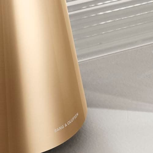 Bang & Olufsen Beosound 2 (3ème Génération) - Enceinte Puissante Bluetooth WiFi Connectée Élégante, une Expérience Sonore à 360 Degrés qui emplit toute la Pièce, Aluminium de haute Qualité - Gold Tone