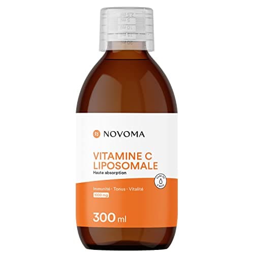 Vitamine C liposomale 1000mg | Dosage Puissant & Absorption Maximale | 100% Quali®-C Vitamin C | Système Immunitaire & Fatigue | Fabriqué au Royaume-Uni | Bouteille 300 ml | NOVOMA (ex Nutrivita)