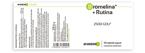 BROMÉLAÏNE + RUTINE * 375 mg / 60 gélules * Anti-inflammatoire, Antioxydants * Garantie Satisfait ou Rembours * Fabriqué en France