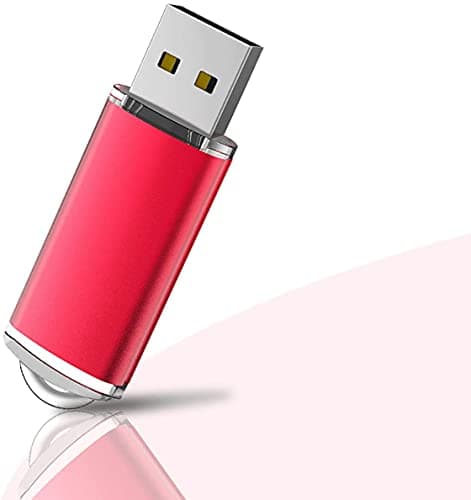 KOOTION 32Go Clé USB 2.0 Clef USB avec Trousseau 32Go Imperméable à l’Eau Jump Drive Mémoire Stick pour la Sauvegarde de l’Ordinateur/Ordinateur Portable