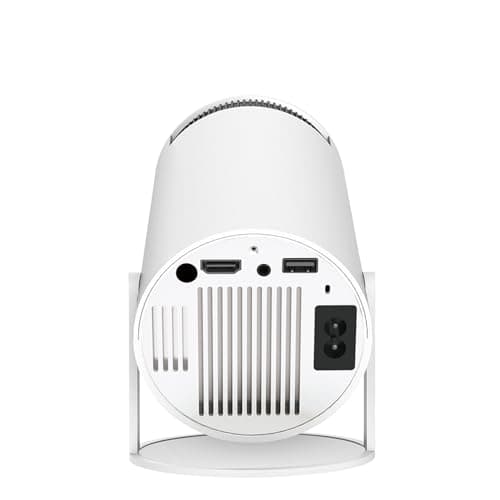 Mini Projecteur Portable 4K 1080P Full HD Compatible avec Android 11 et Netflix – WiFi 6, BT 5.0, Rotation à 180°, Petit Projecteur de Cinéma Maison avec Correction Automatique du Trapèze