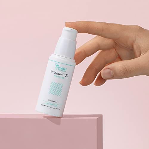 colibri skincare VITAMIN C20 BOOSTER (30ml) - Sérum visage à la vitamine C - Soin du visage à haute concentration qui combat les taches pigmentaires - Sérum vitamin c visage