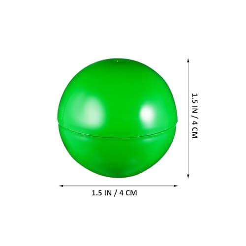 Operitacx Boules De Bingo Creuses De 25 Pièces Boules De Tombola De 4Cm sans Numéro Accessoires De Balles De Jeu Ouvrables en Plastique