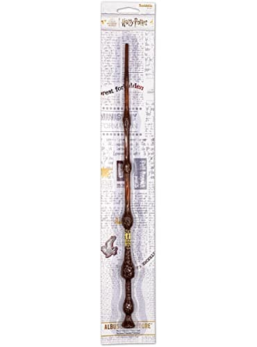 Funidelia | Baguette de Sureau (Dumbledore) - Harry Potter pour femme et homme Magiciens, Gryffondor, Poudlard - Accessoire pour Adultes, accessoire pour déguisement - Marron