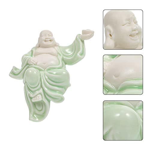 BESPORTBLE Feng Shui Decoration Statue de de Feng Shui Statue de Statues de Happy Sculptures à La Maison Décoration de Bureau pour La Home Figurine De Moines Fengshui
