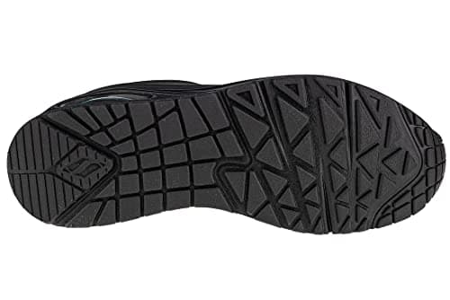 Skechers Femme Uno Stand Air Fashion-sneakers, Noir Black, 39 EU