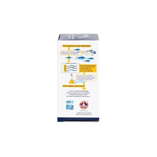 VitaDHA 1000 – Omega -3 Supplément alimentaire DHA - précieux pendant la grossesse et l'allaitement - alliée pour la santé du cerveau, cœur et vision - Saveur de citron - 60 gélules
