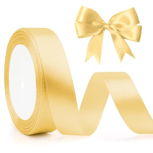 Ruban Doré Ruban or Ruban Satin 20mm X 23m Emballage Cadeau Tissu Ruban Personnalisé Ruban De Couleur Décorations De Pâques Jeux Du Ruban Bouquet Mariée Ruban Bouquet Mariage Jeu Ruban Soie Jaune