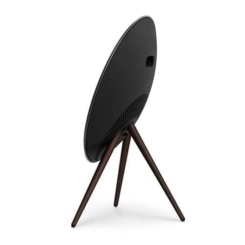 Bang & Olufsen Beosound A9 (5ème Génération) - Enceinte Design Emblématique de Luxe Puissante Bluetooth et WiFi Connectée avec Pieds en Bois - Black Anthracite