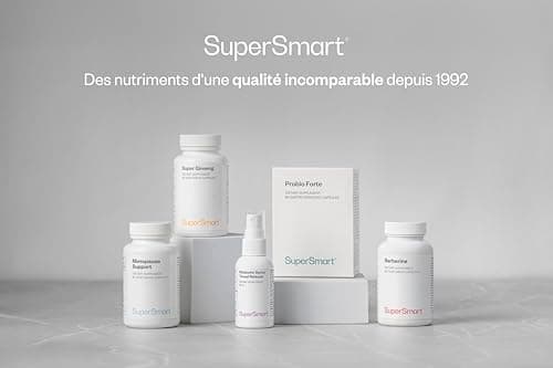 Betaine HCI 2600 mg Par Jour - Aide à la Digestion, à l’Absorption des Nutriments, à la Détoxication et à la Baisse d’Acidité Gastrique - Acidifiant Gastrique Naturel - Vegan - Supersmart