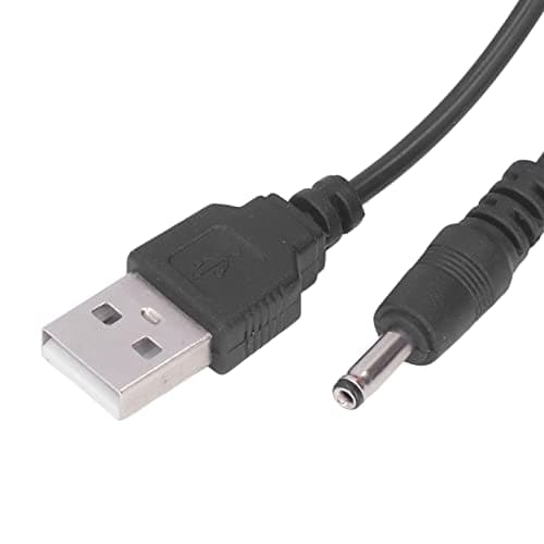 Cordon D'alimentation USB, 3 Pièces de Cordon D'alimentation USB Ligne de Câble DC 5V Jack Câble de Charge 3,5 X 1,35 Mm Double Couche D'isolation en PVC, Câbles USB