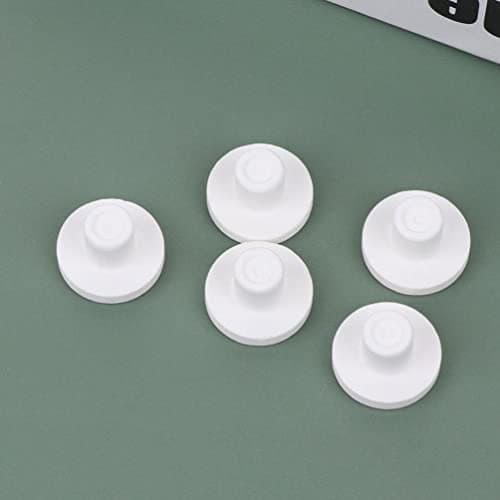 POPETPOP 30 Pièces Base en Céramique De Porte-Verre Accessoires De Champignons Accessoires D'Aquarium De Poissons Frag Aquarium Frag Bases Frag Rock Coral Frag Plugs Coral Frag
