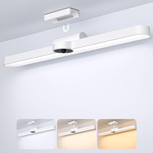 Générique Lampe d'Armoire, Rechargeable USB Sans Fil LED Lampe de Placard à Détecteur de Mouvement, Éclairage à LED étude de Cuisine Veilleuse Escalier Couloir