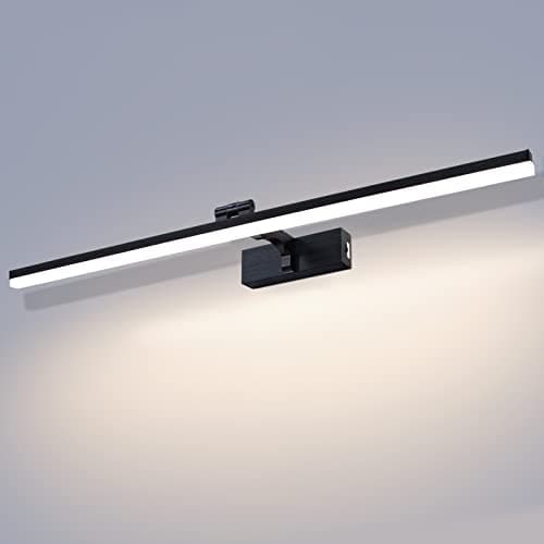 TYhogar Lampe Miroir LED Salle de Bain 80cm 3 réglages de température de couleur Murale Salle de Bain 180° Rotatif Applique Murale 1820LM 16W IP44 Intérieure Lampe pour Tableau 3000K/4500K/6000K