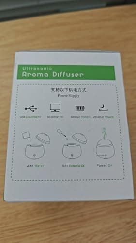 Pitasha Mini Diffuseur d'Huiles Essentielles Humidificateur Ultrasonique avec arrêt Automatique Diffuseur d'Arômes de Voyage Cadeau pour Chambre Cadeau