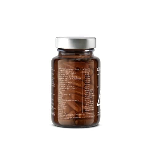 N°4 FOCUS - Supplément Nootropique - Brain Booster améliore la Memoire et Concentration - avec Citicoline + Ginko Biloba + Bacopa Brahmi - 60 Gélules Végan - CLAV Nootropics