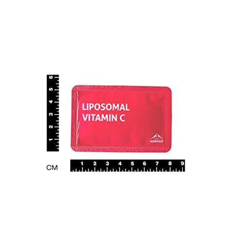 Vitamine C Liposomale 1000 mg - Liquide en 30 sachets - Haute dose - Sans soja Sans alcool - Sac à main- Vitamines adultes - Booster du système immunitaire - Vitamine C Liposomale Bio 1000mg - Nordaid