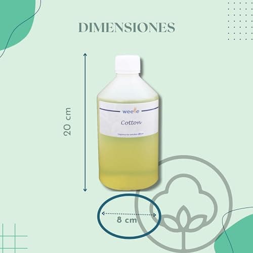 Parfum Cotton pour diffuseurs de fragrance professionnels pour le commerce et la maison Weele 500 ml