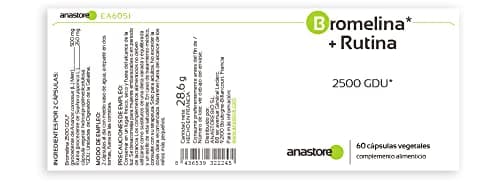 BROMÉLAÏNE + RUTINE * 375 mg / 60 gélules * Anti-inflammatoire, Antioxydants * Garantie Satisfait ou Rembours * Fabriqué en France
