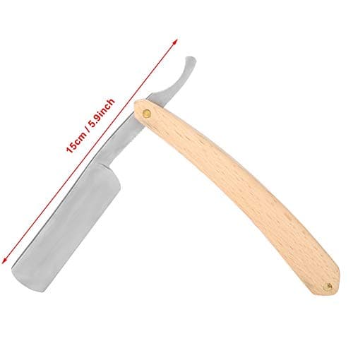 Rasoir Pour Hommes, Rasoir Pour Hommes, - Brosse - Ceinture De Cuir Rasoir - Cadeau Boîte En Bois, Kit De Rasage Traditionnel, Barbier For Rasoir Pour Hommes Jeunes Et Matures