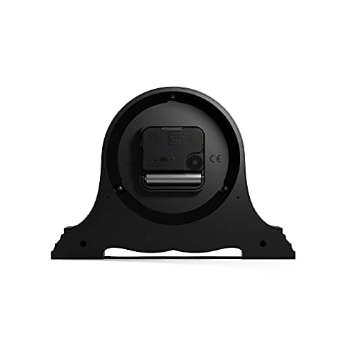 JONES CLOCKS® Speakeasy Horloge de cheminée | Classique Design à Chapeau de Napoléon | Gris | Style Classique Contemporain pour Bureau, Table, étagère ou Table de Chevet
