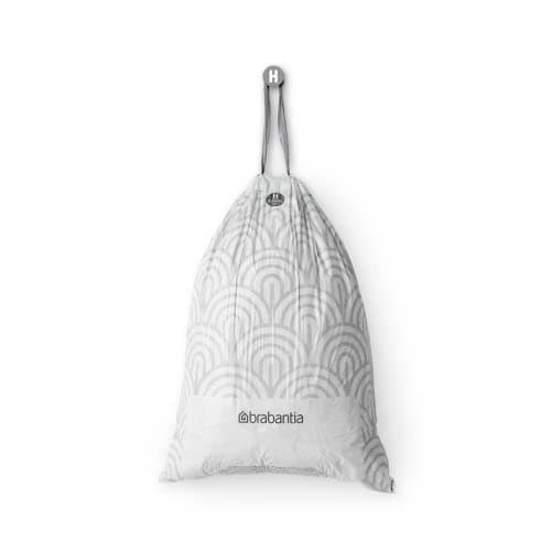 Brabantia Sacs Poubelle PerfectFit (Code H - 50L / 60L), Ultra Résistant, Poignées Coulissantes (40 Sacs)