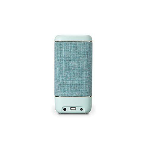 Roberts Enceinte Bluetooth Beacon 335 - Portable, Rechargeable, Autonomie 15h, Deux radiateurs de Basses passifs, Amplificateur de Basses, égaliseur, Appairage stéréo Bleu Ciel