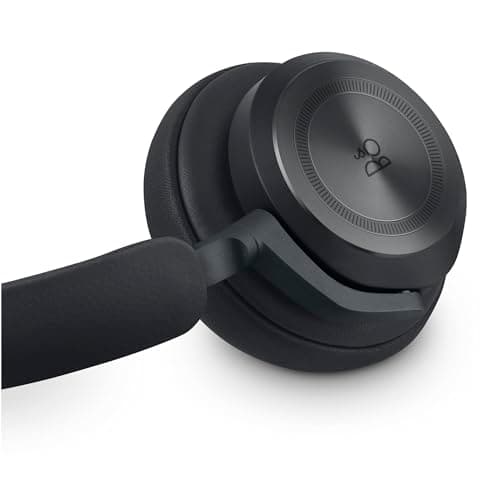 Bang & Olufsen Beoplay HX - Casque Haut de Gamme Bluetooth Réduction de bruit Sans Fil, 6 Microphones, Jusqu’à 40 heures d’Autonomie, Casque Audio et Étui de Transport - Noir