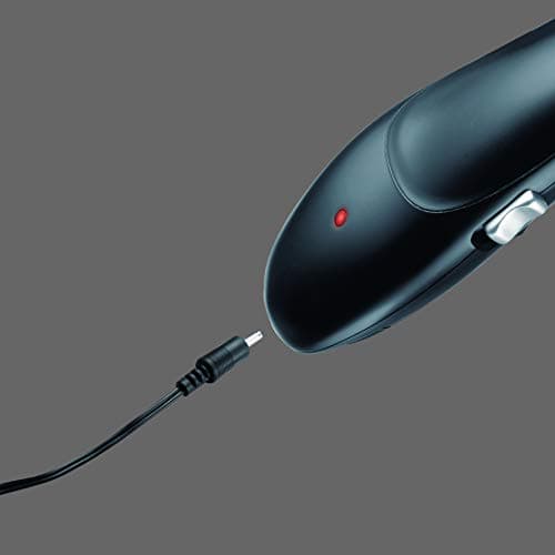 Remington Tondeuse Cheveux [Kit Coiffeur Professionnel] Stylist Noir & Argent (Lames Céramique Auto-Affûtées, Secteur/Sans fil-Batterie Lithium, 8 Sabots, Mallette pro + accessoires) Tondeuse HC363C