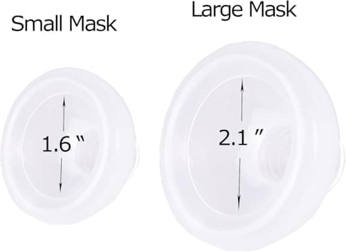 Chambre aérosol inhalateur avec indicateur de respiration - forme ronde et masque de silicone de haute qualité, espaceur pour l'asthme de chat - inclure 2 masque pour le meilleur ajustement