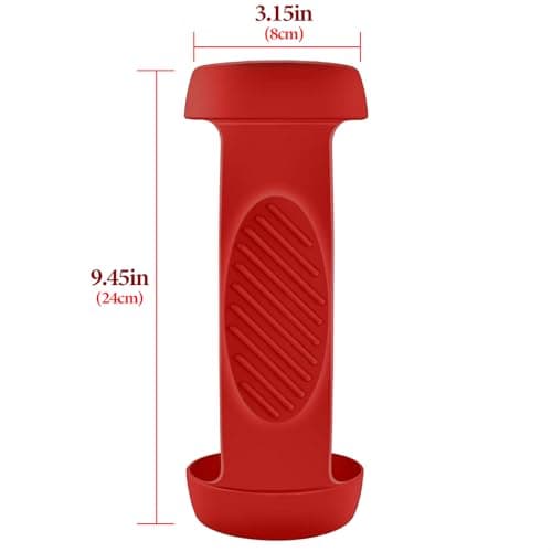 Geekria Coque de Protection en Silicone pour Haut-Parleur, Compatible avec JBL Charge 5, Charge 4, imperméable et Souple, pour Haut-parleurs Bluetooth de Rechange avec Crochet Porte-clés (Rouge)