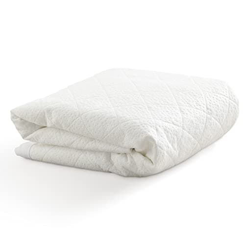 RECCI Protège Matelas 160 x 200 cm - 100% Fibre de Bambou, Ultra Doux, Hautement Respirant, Hypoallergénique, Silencieux, Drap Housse, Protège Matelas Imperméable, Couvre Matelas 160 x 200