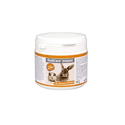 alfavet RodiCare instantané Aliment pour Petits Lapins Nains, cochons d'Inde et Petits rongeurs affaiblis et sans appétit, 170 g de Poudre avec cuillère doseuse